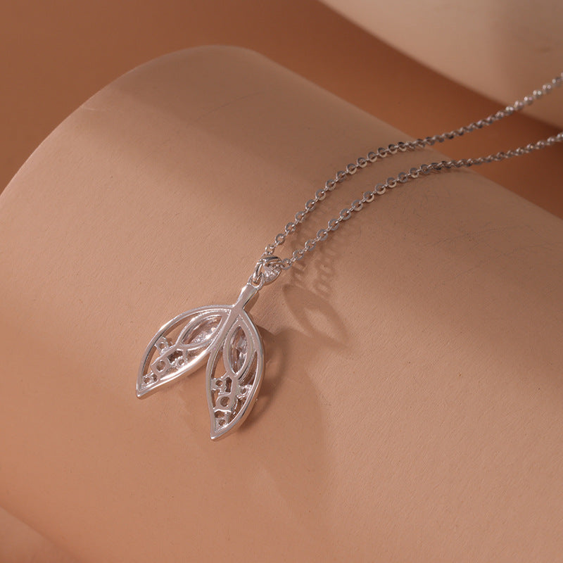 S925 Silver Mermaid Tail Necklace