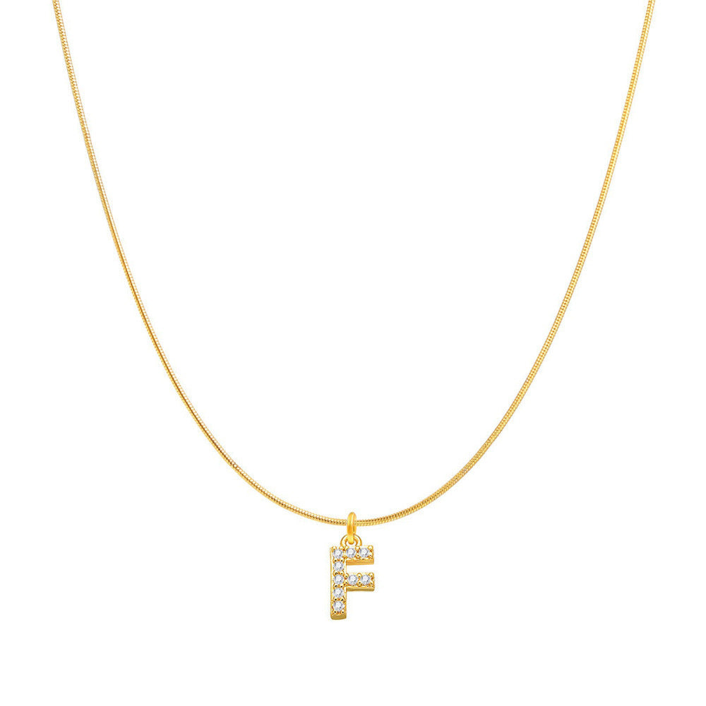 Fashion Personality Round Snake Clavicle Chain Female