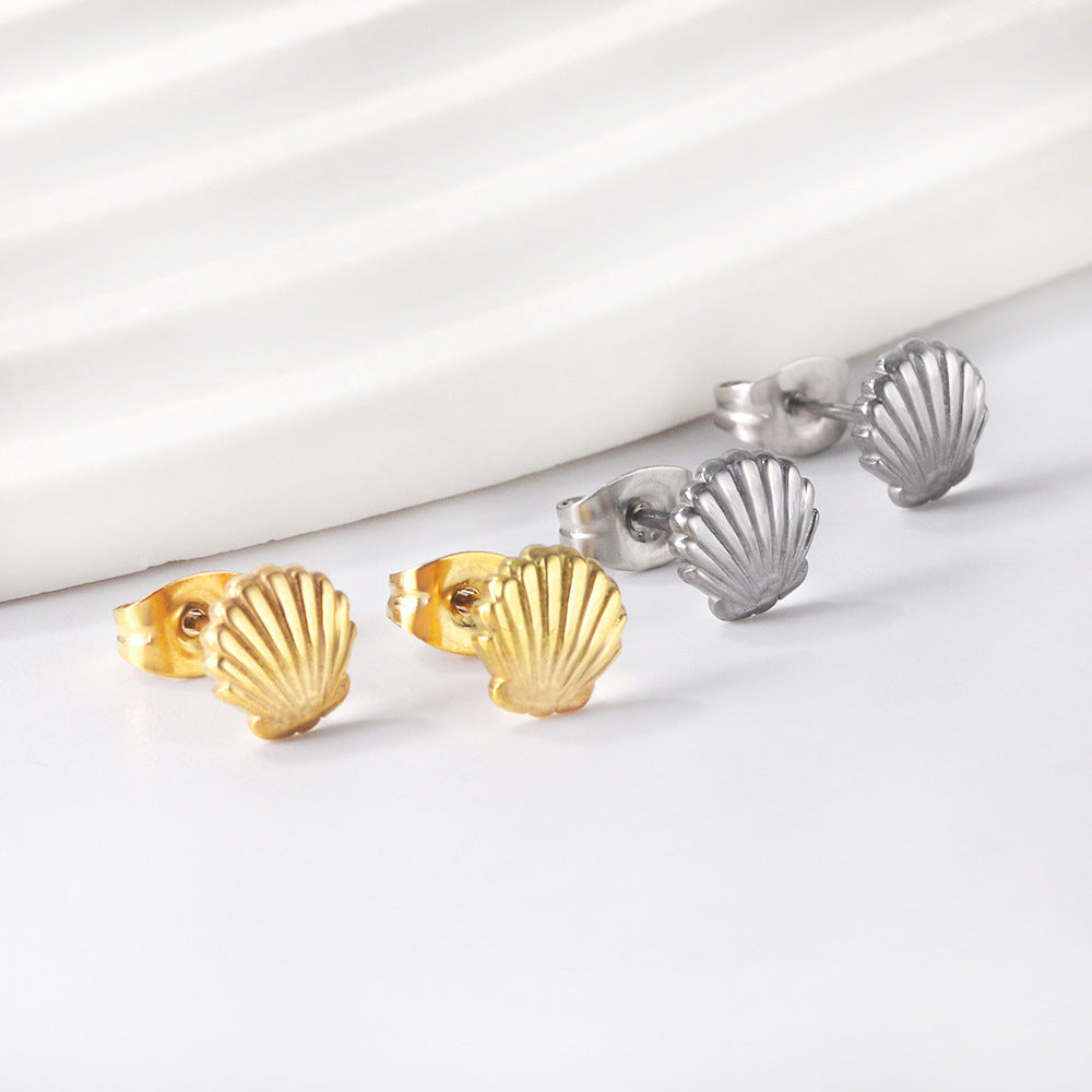 Shell Stud Earrings