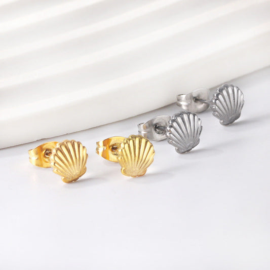 Shell Stud Earrings