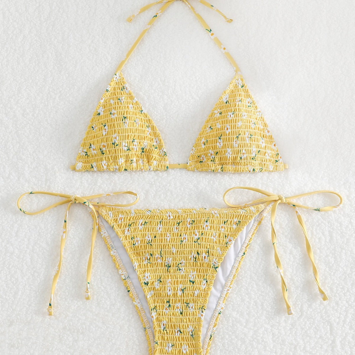 High-Grade Floral Bikini Swimsuit