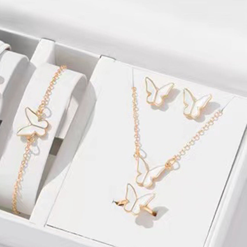 Butterfly Love Necklace Set