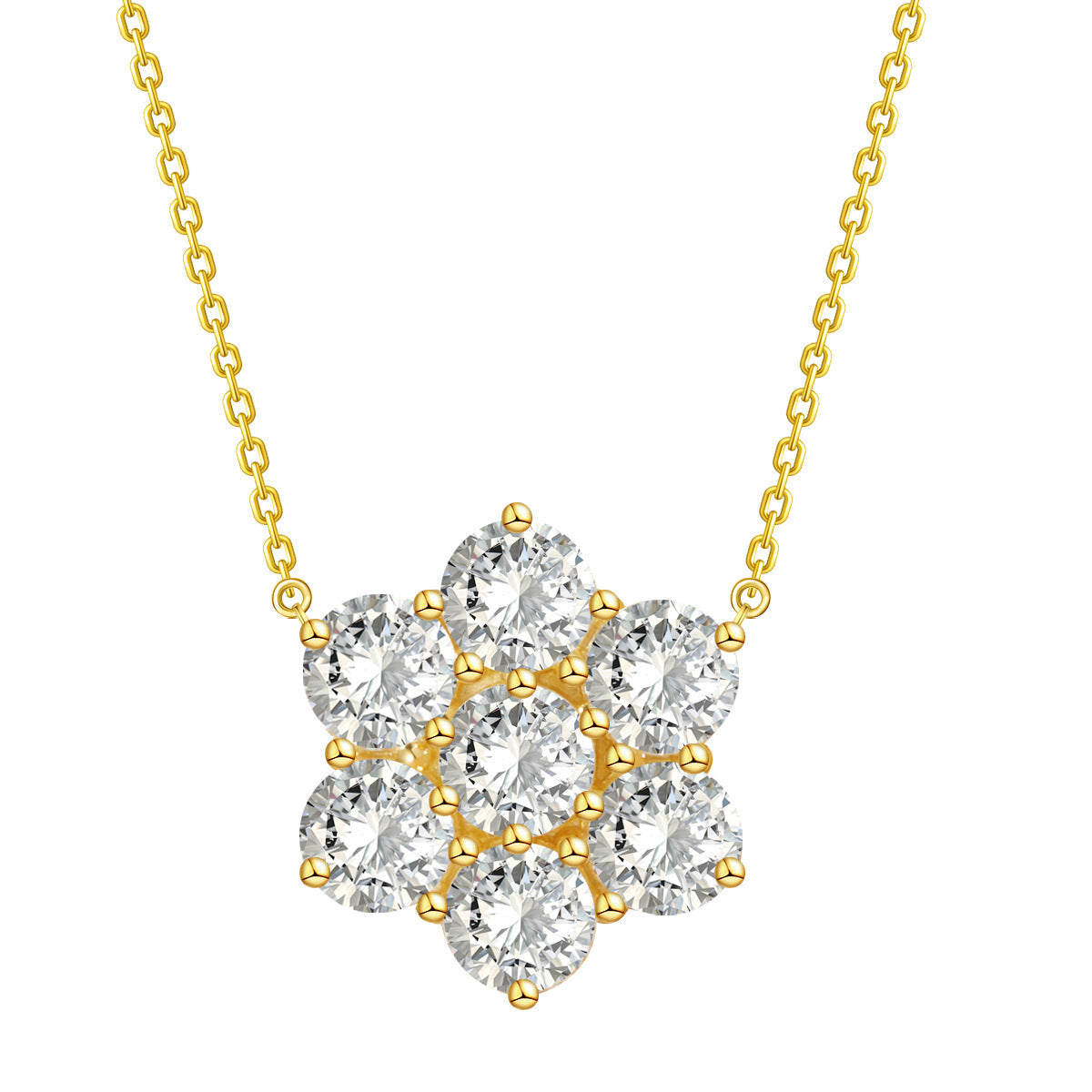 Sterling Silver Snowflake Necklace