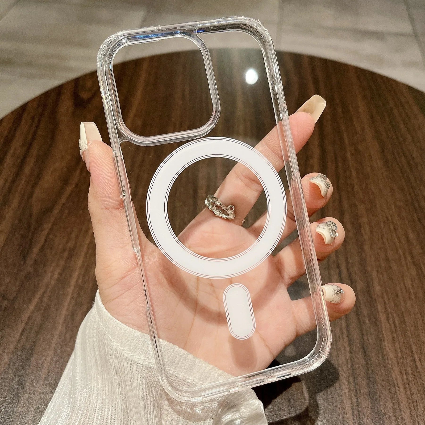 Original Luxury Magsafe Wireless Charging Case For iPhone 16 15 14 13 12 11 Pro Max Plus Mini Magnetic Transparent Bumper Cover - THOOBO!