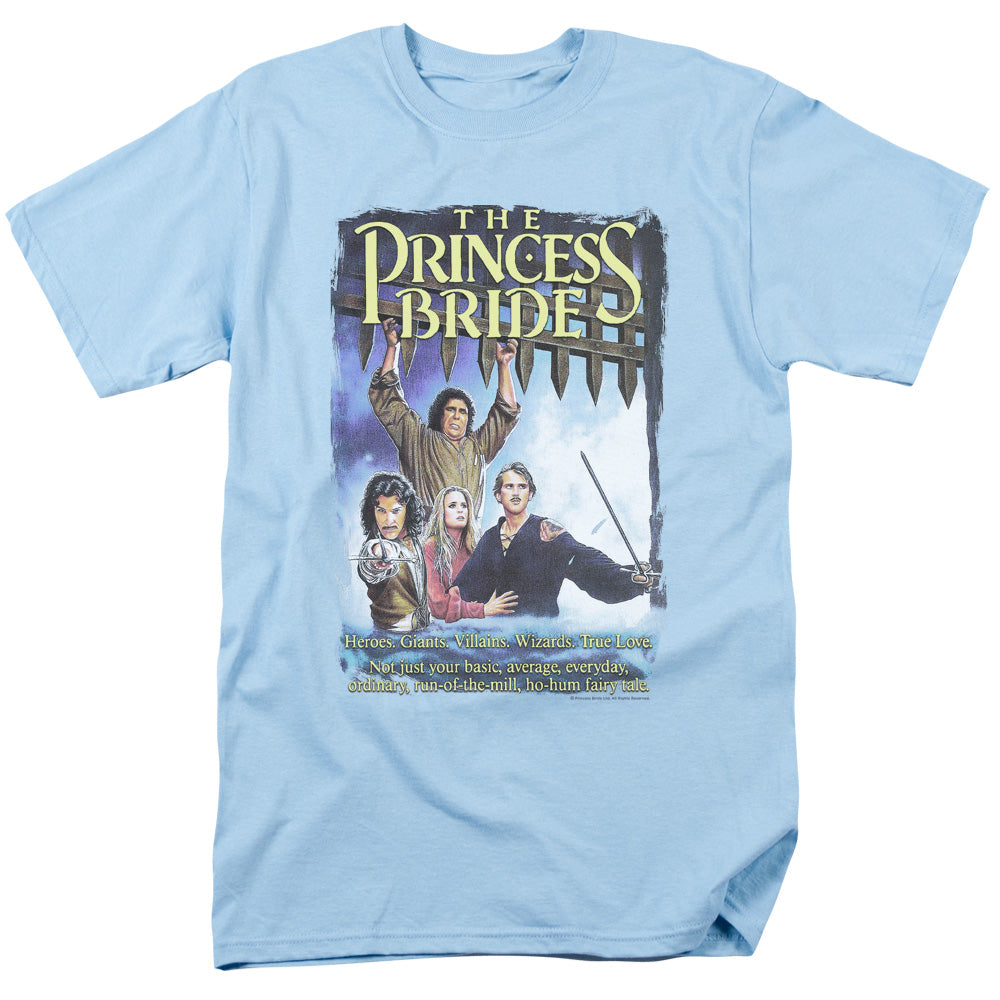 Princess Bride Alt Poster Mens T Shirt Light Blue Officially Licensed