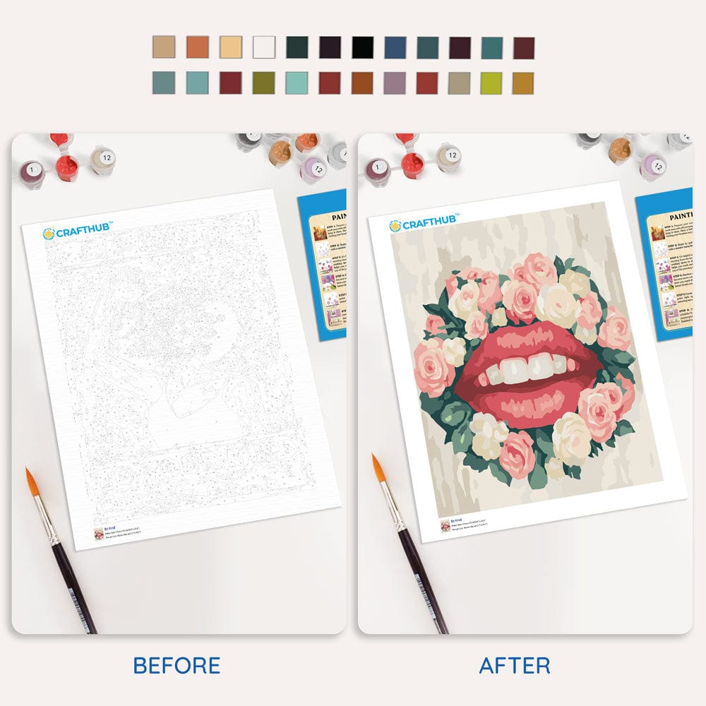 Spring Kiss - Paint By Numbers Kit