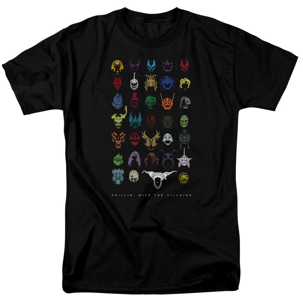 Power Rangers Villians Mens T Shirt Black Officially Licensed