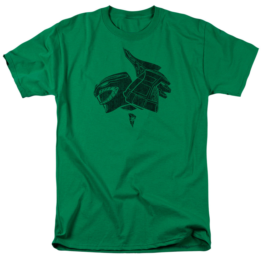 Power Rangers Green Mens T Shirt Kelly Green Officially Licensed