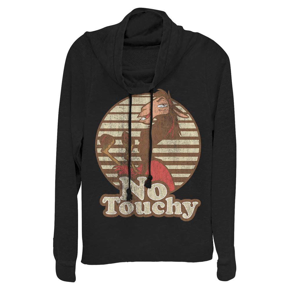 Pixar No Touchy Juniors Cowl Neck Sweatshirt