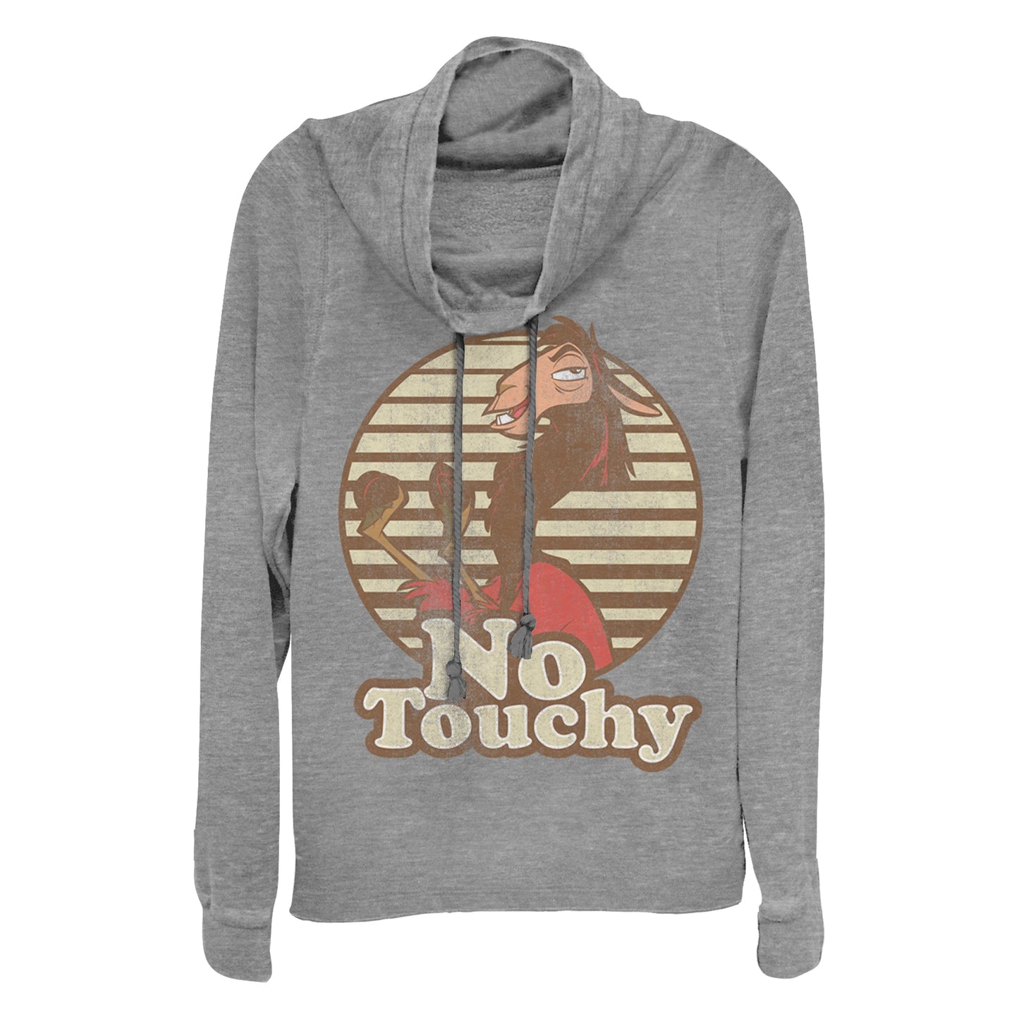 Pixar No Touchy Juniors Cowl Neck Sweatshirt