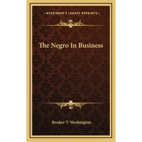 The Negro in Business
