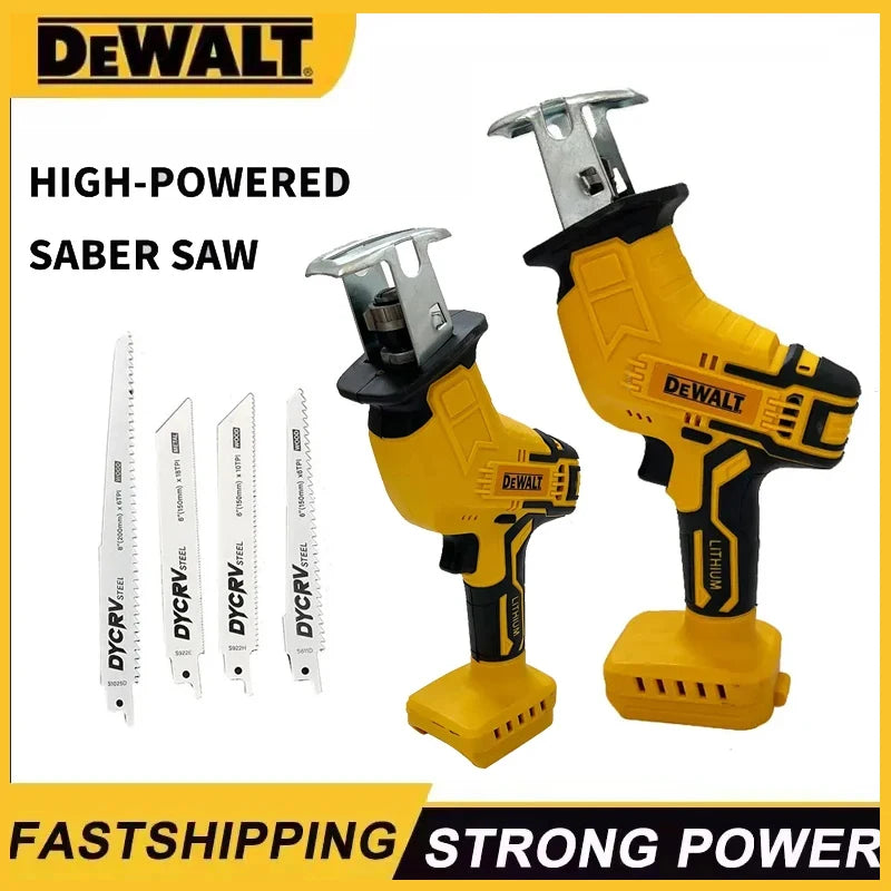 Dewalt 2800RPM Cordless Reciprocating Saw 20V Brushless Electric Saw Multifunctional Metal Wood Pipe Cutting Saw Power Tool - THOOBO!