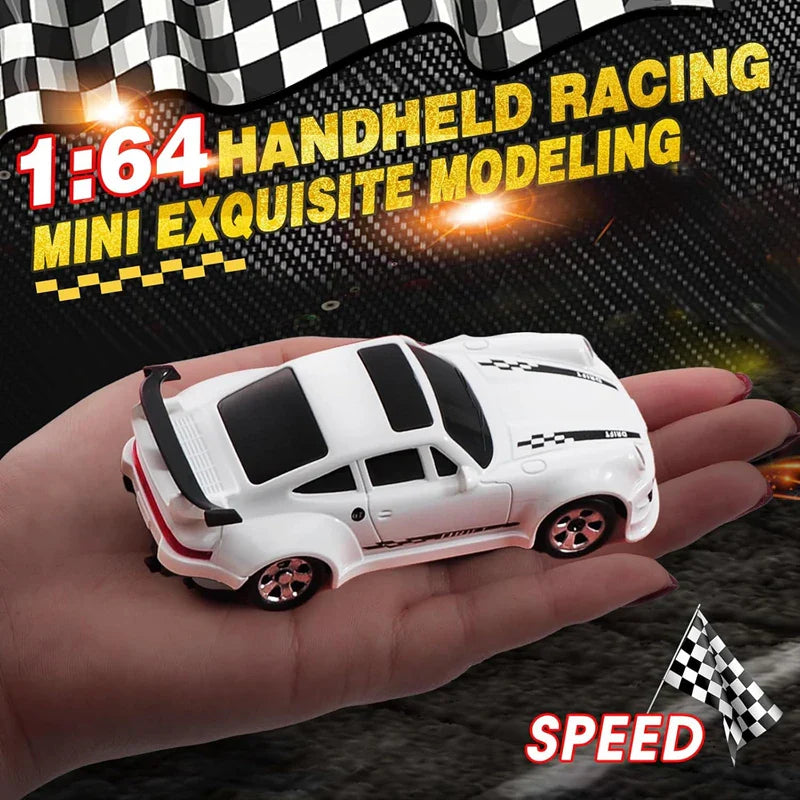 1/64 High-Speed Drift RC Car 4WD Remote Control Mini Racing Toy
