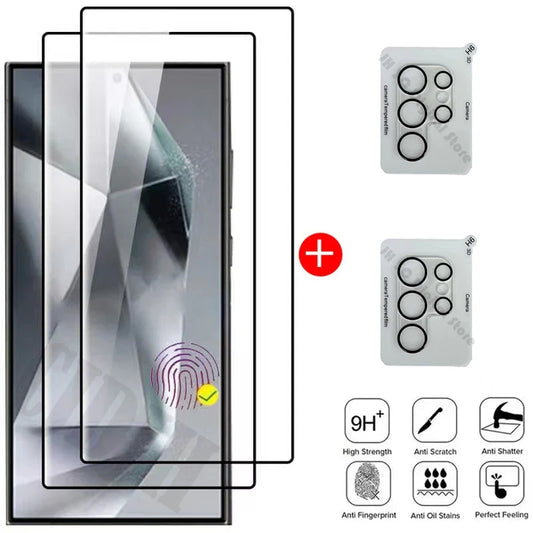 Full Cover Tempered Glass For Samsung Galaxy S25 Ultra Screen Protector Glass For Samsung S25 S25 Plus Protective Glass