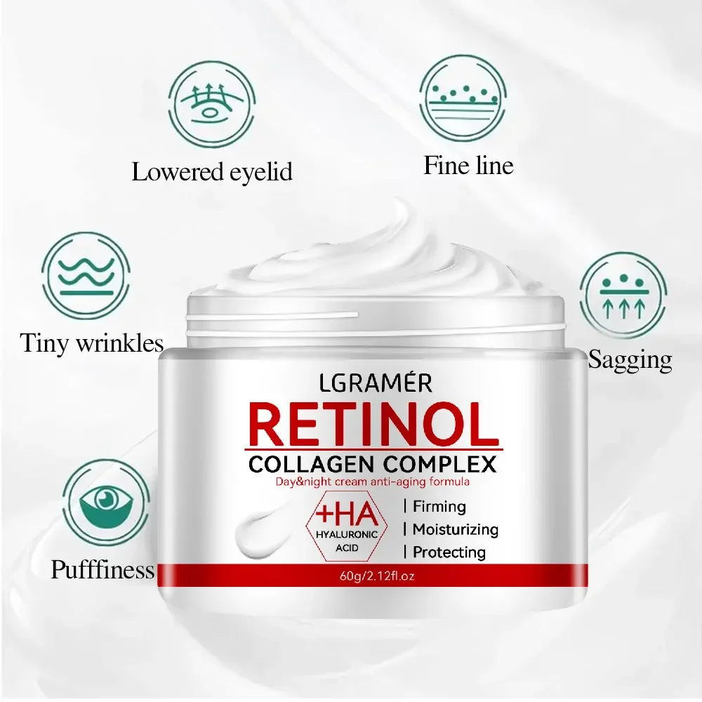 Retinol Lifting Firming Cream Collagen Smooth wrinkles Face Cream For Moisturizer Whitening Brighten Skin Products - THOOBO!