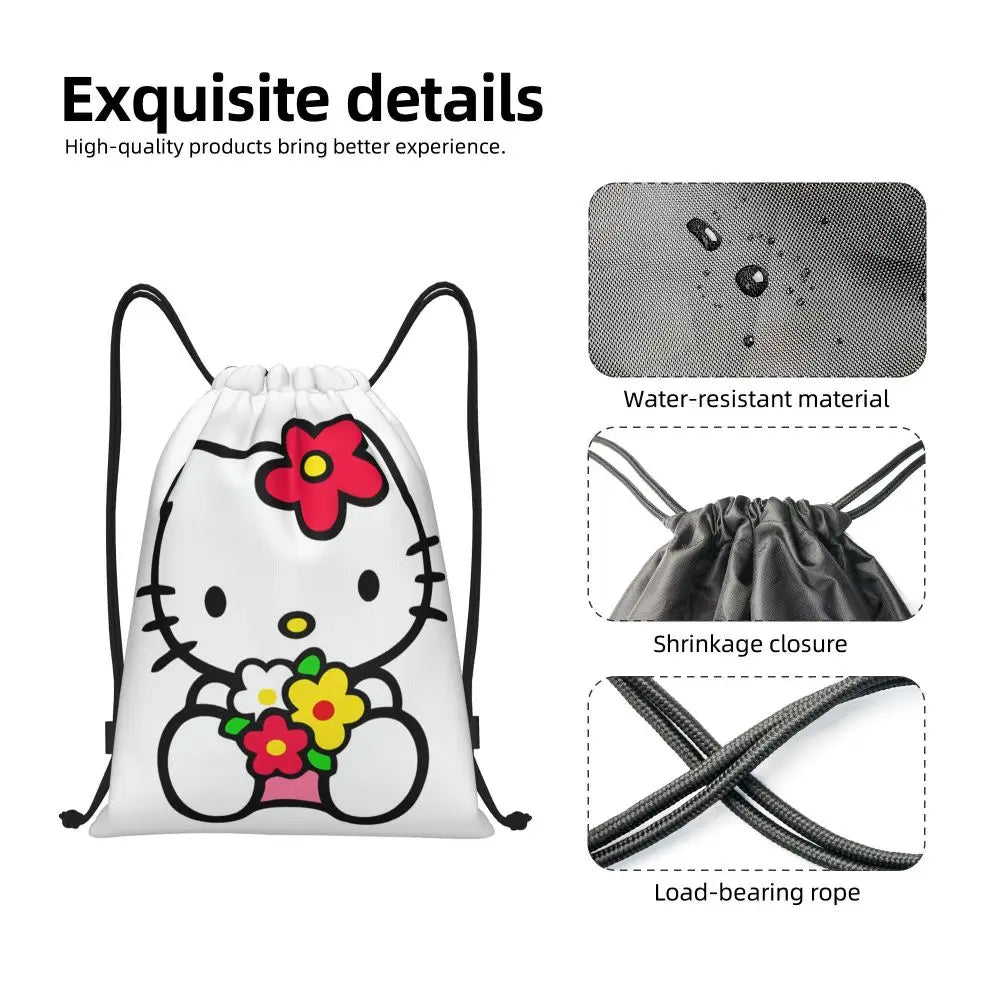 Hello Kitty Drawstring Backpack — Cute Strength, Daily Charm, Universal Smile