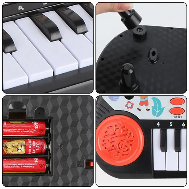 Kids Electronic Piano Keyboard Portable Education Toys Musical Instrument Christmas Gift For Child Beginner - THOOBO!