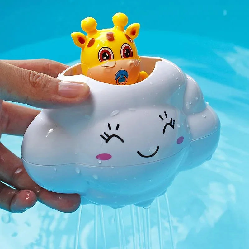 Baby Bath Toy – Cute Cloud Water Sprayer & Swimming Bath Toy