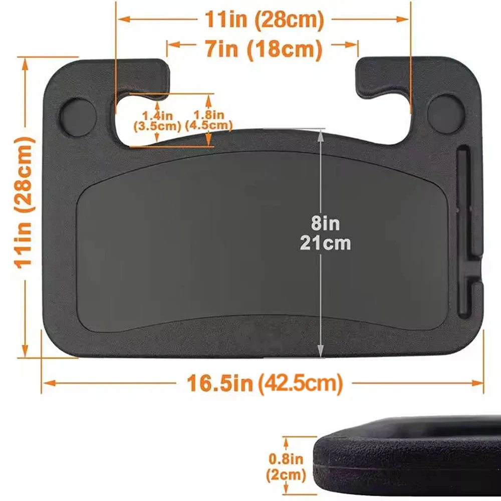 Car Steering Wheel Dining Table Bracket Car Table Car Laptop Computer Desk Mount Stand Table Sturdy And Durable Vehicle Table