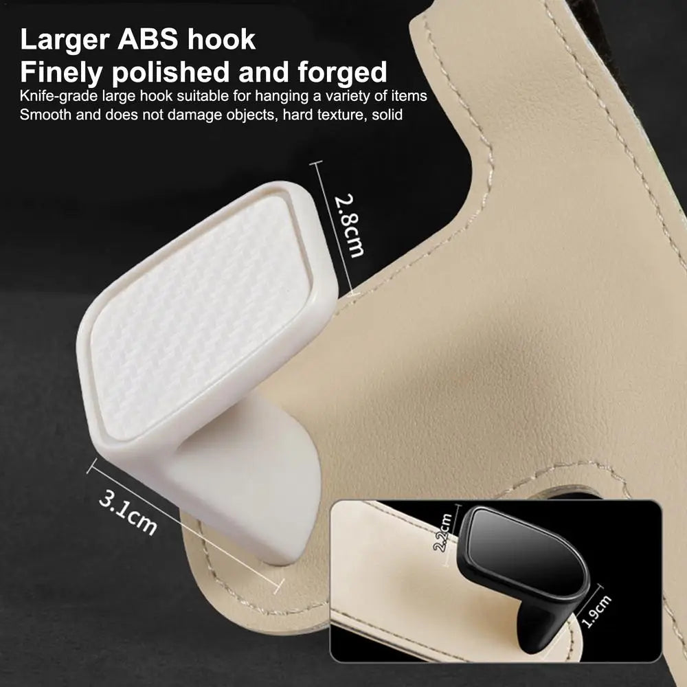 PU Leather Sports Seat Purse Hook Organizer That Says “Nope” to Chaos