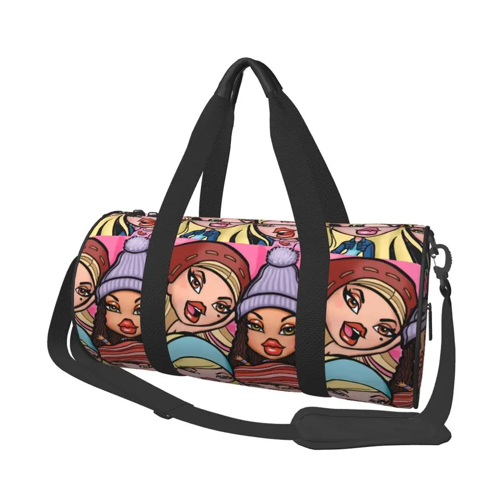 Bratz Revival Y2K Travel Duffle — 20th Anniversary Waterproof Gym & Couple’s Bag