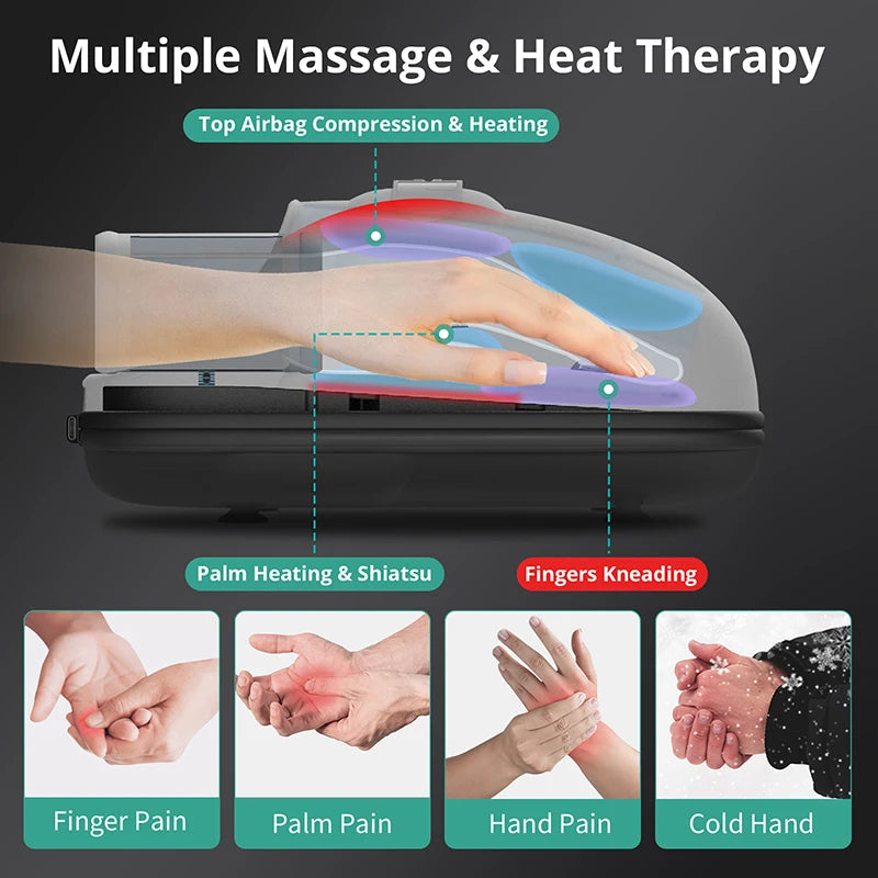 Medcursor CloudTouch Wireless Hand Massager — Melt Stress, Warm the Soul, Repeat.