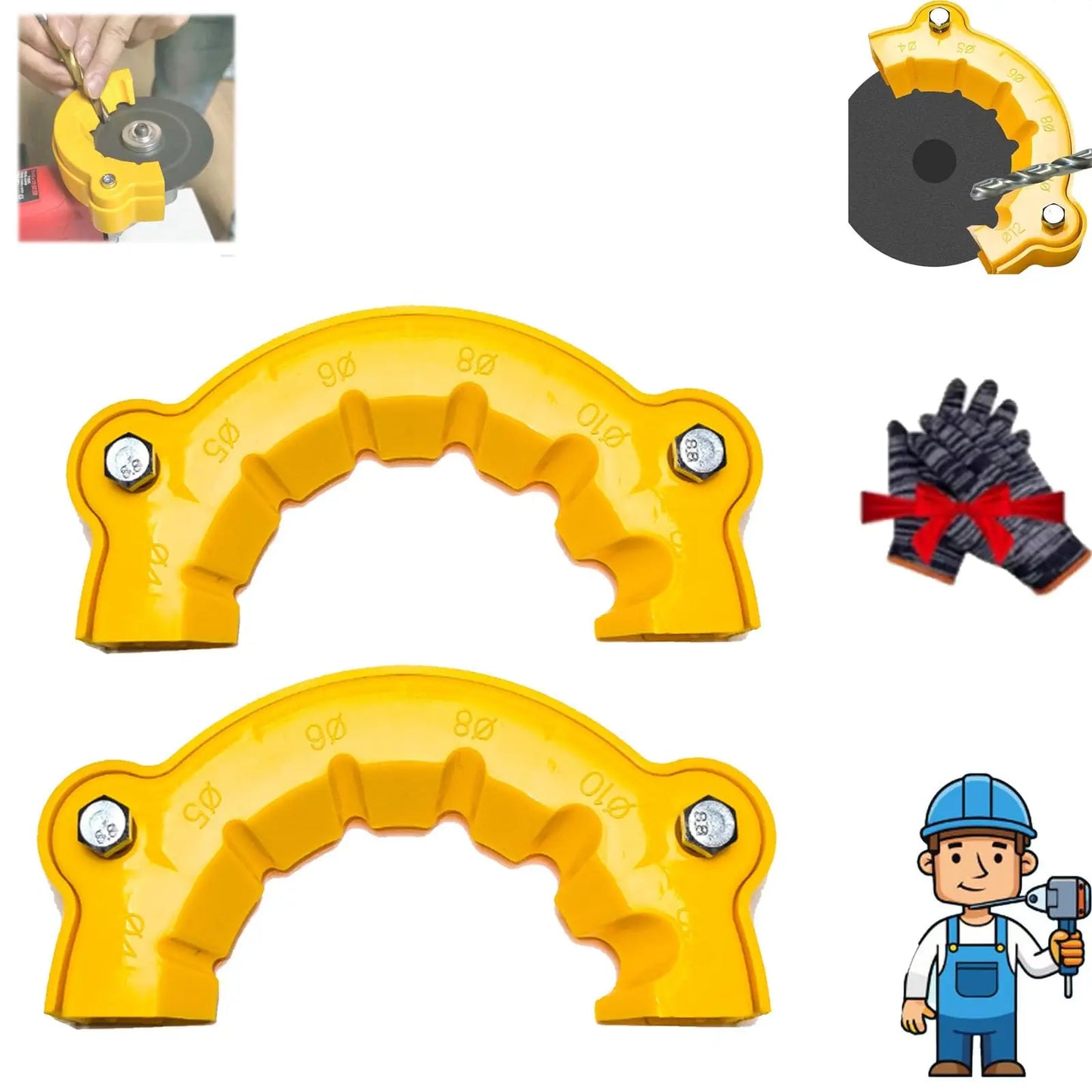 Galacok New drill sharpener MAX 6 in 1 multi-specification drill grinding tool waste drill grinding and polishing auxiliary tool - THOOBO!