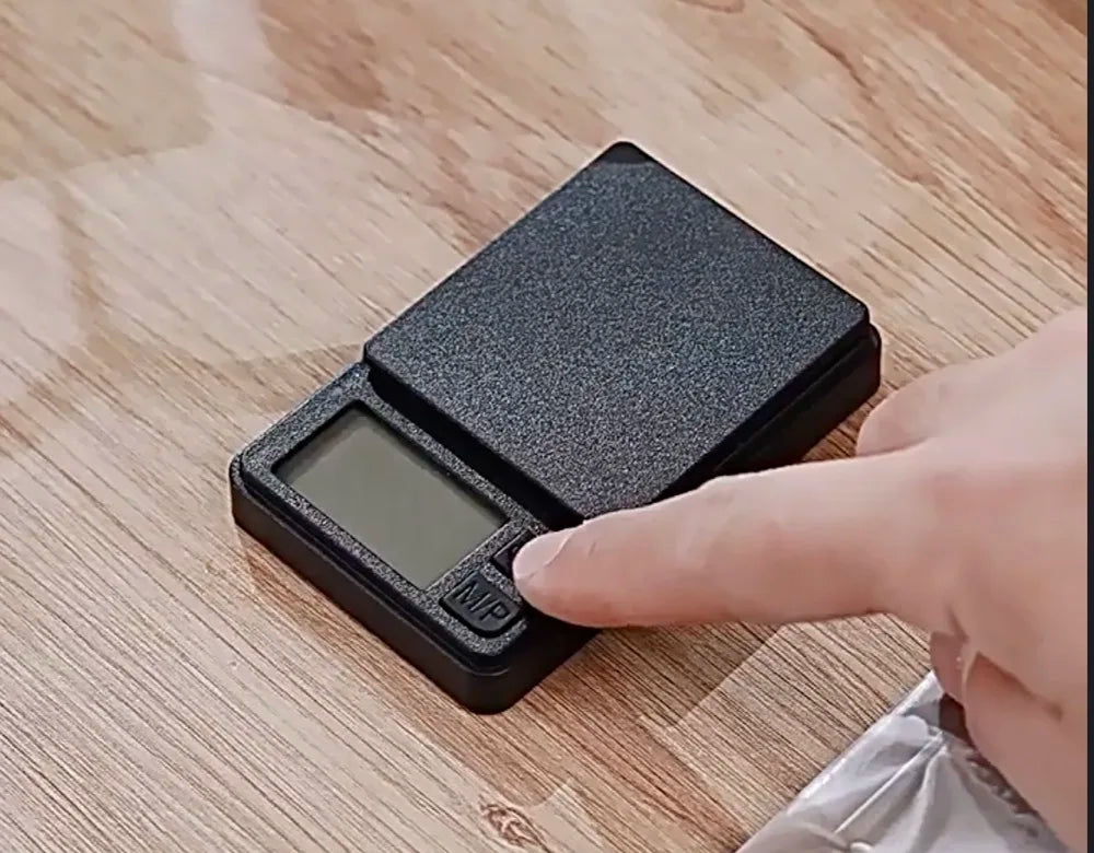 PRECISION PIXEL Mini Jewelry Scale – 0.01g Accuracy Pocket Weighing Wizard for Gold, Gems & Herbs - THOOBO!
