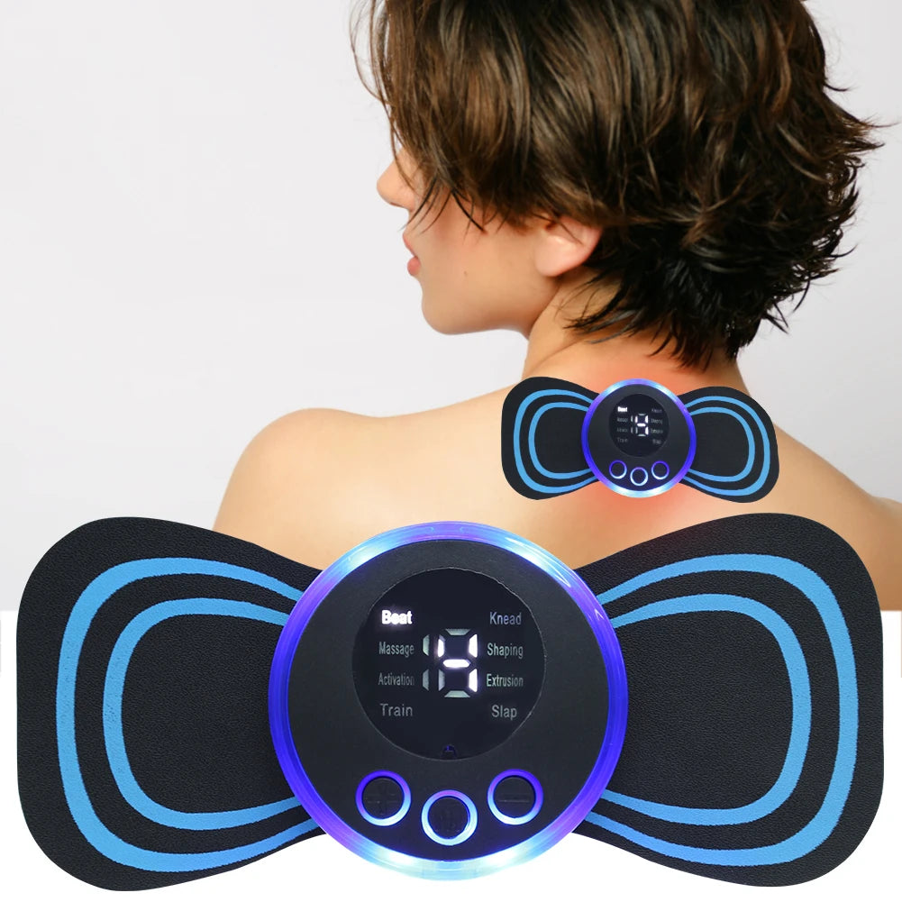 30-80Set Massager Patch Replacement Silicon Gel Muscle Stimulator Sticker Reusable Safe Harmless EMS Neck Trainer Accessories - THOOBO!