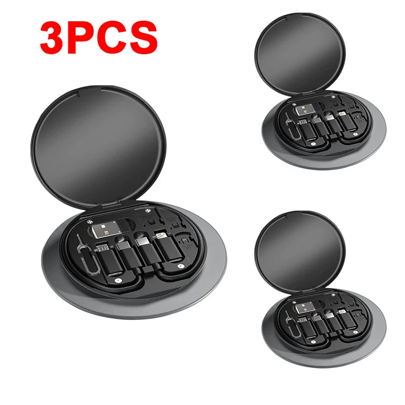 ⚡ Pocket Dynamo 60W Fast Charging USB-C Travel Cable Kit 🔌✨