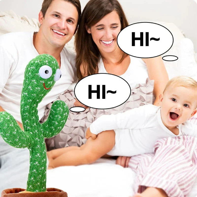 Dancing Cactus Toy – Talking, Singing, Wriggling Plush Interactive Toy