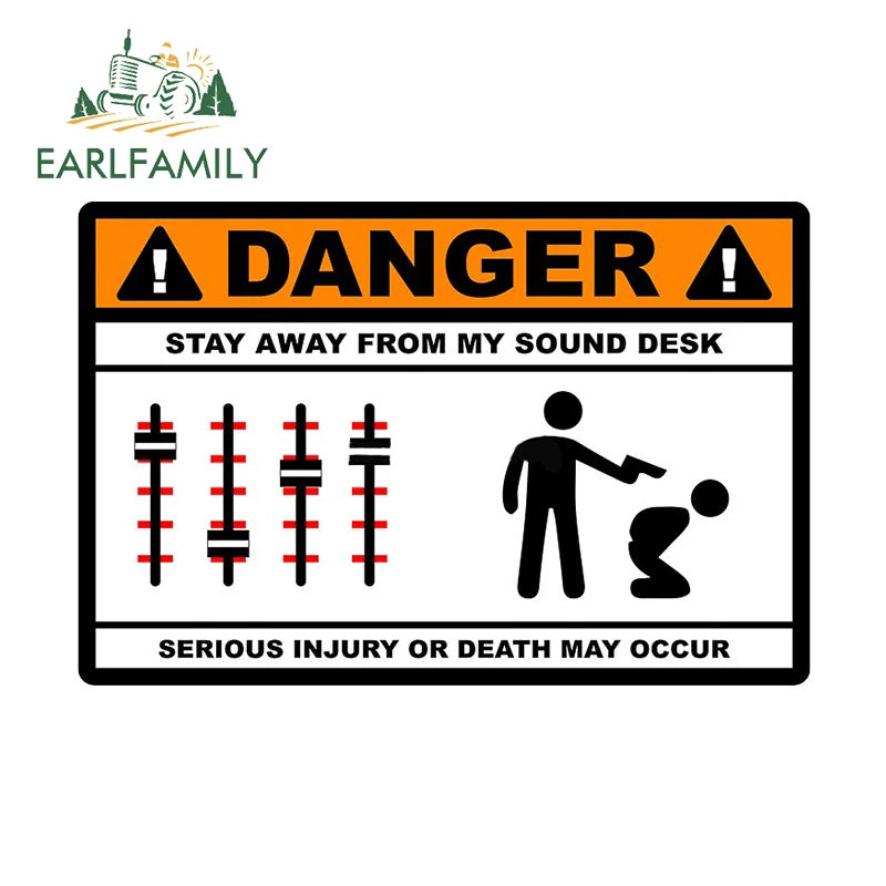 Stay Away From My ATV Sticker – 3D waterproof decal for rides, gear & mischief