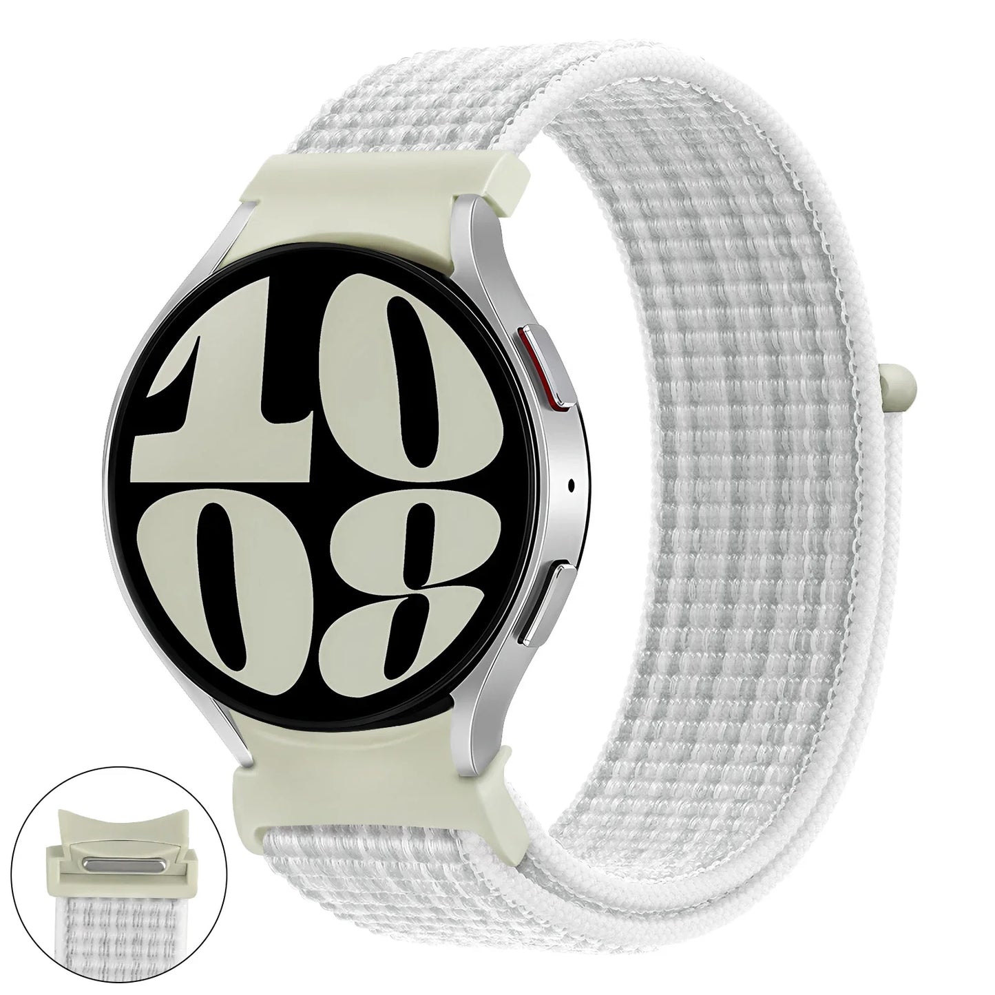 Nylon loop Band For Samsung Galaxy Watch 7 6 5 4 44mm 40mm 5 pro 45mm Sport 20mm bracelet Galaxy Watch6 Classic 47mm 43mm Strap