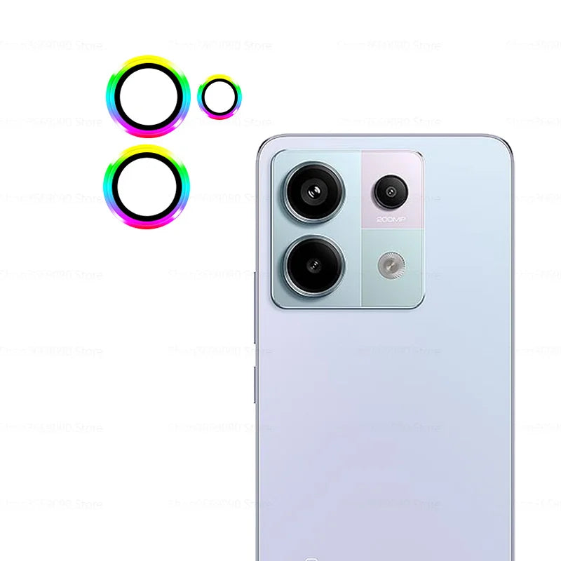 3D Camera Protector Glass For Xiaomi Redmi Note 13 Pro 13Pro Plus 4G 5G HD Tempered Glass Lens Metal Rear Ring Redmy Note13 Pro
