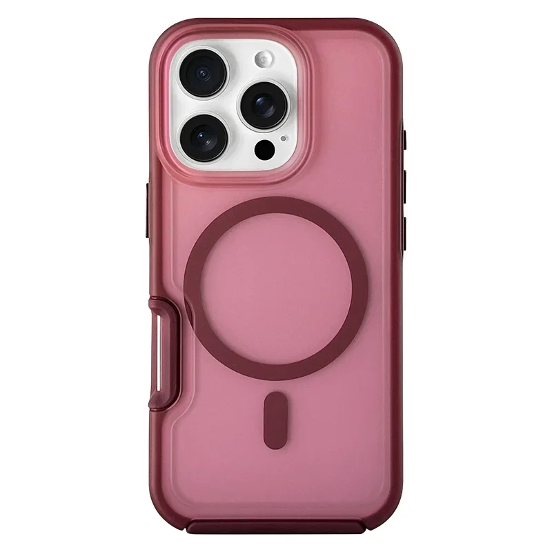 Luxury Candy Wireless Charge Magsafe Matte Phone Case For iPhone 11 12 13 14 15 16 Pro Max Plus Magnetic Bumper Cases Cover