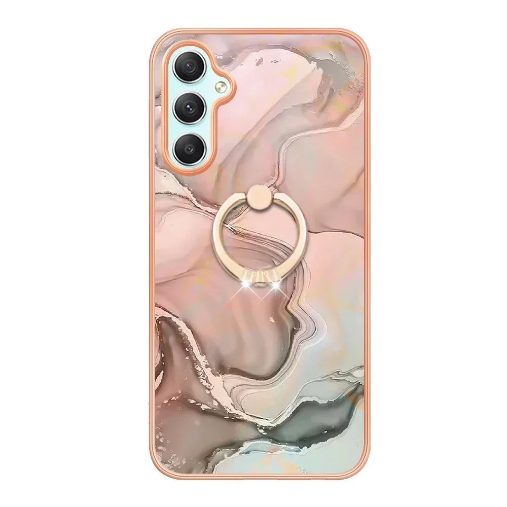 Phone Case For Samsung Galaxy S20 S21 S22 S23 S24 Ultra A15 A25 A35 A55 A14 A24 A34 A54 Protect Cover Ring Holder Slim Fit Coque