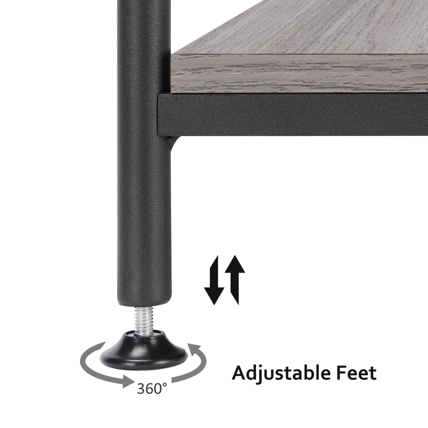 DreamSync Duo Nightstands — Set of 2 Modern End Tables with Built-In Charging Station