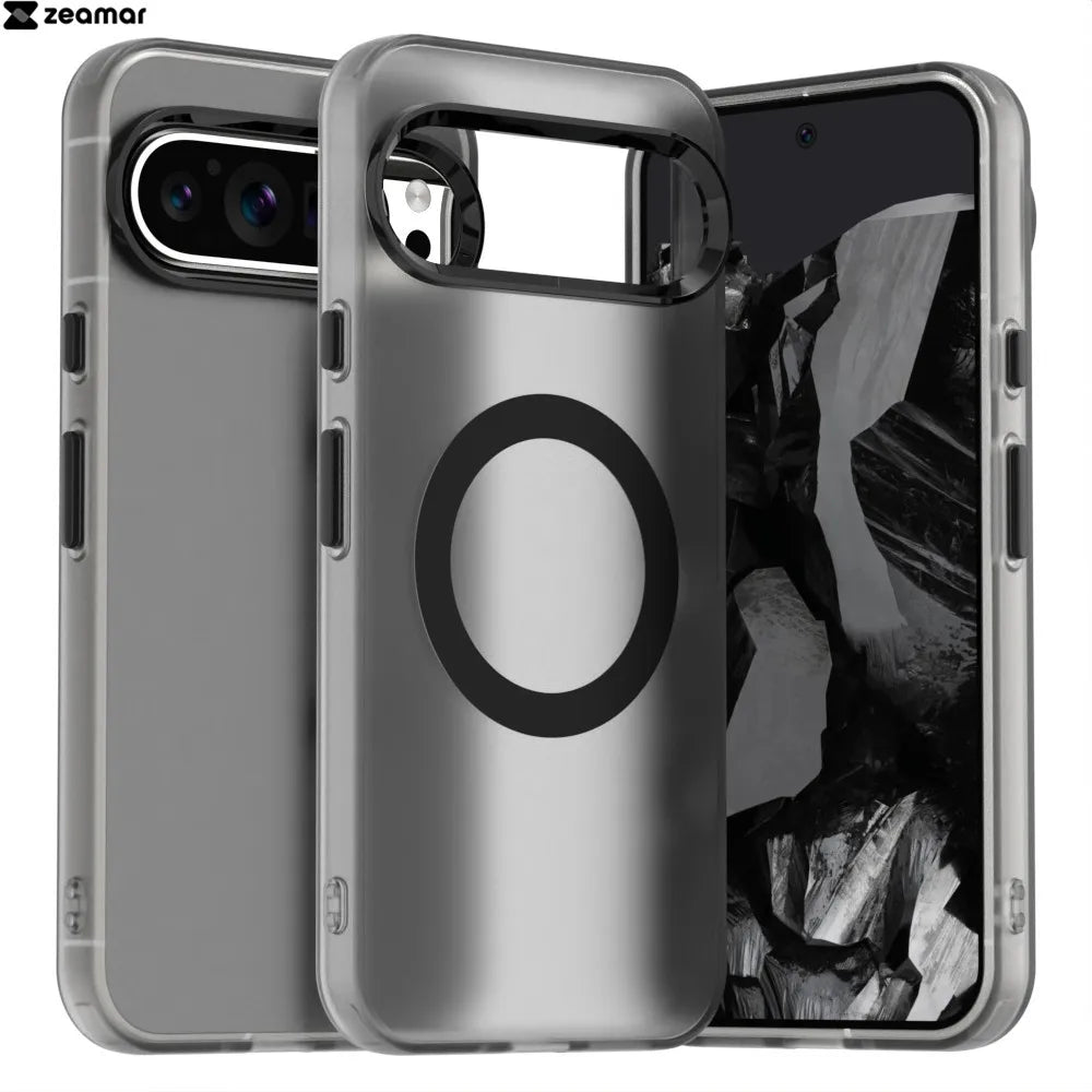 Matte Clear Magnetic Wireless Charge Armor Magsafe Case For Google Pixel 10 9 8 Pro XL 8A Military Shockproof Candy Color Cover