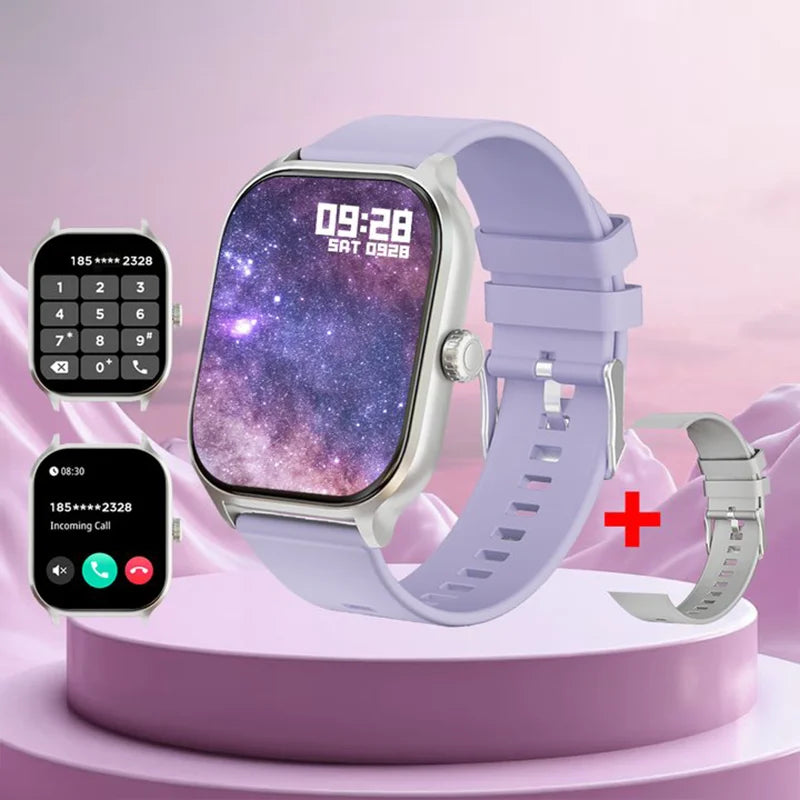 Smart Watch Ftiness Tracker 2.01" Bluetooth Call SmartWatch for Men Women Kids Watch Pedometer IP68 Waterproof 123 Sports Modes