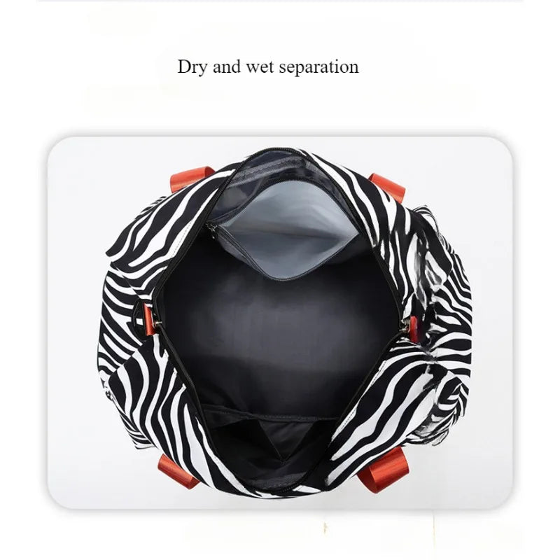 SkyVault Oxford — Waterproof Large-Capacity Travel & Gym Tote for Fashion, Fitness, and Flight