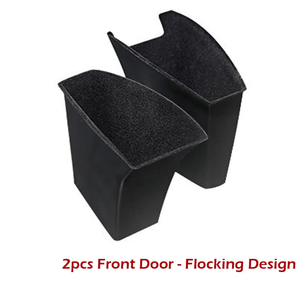 Door Side Storage Box for Tesla Model 3 2017-2023/ Model Y 2020-2024 Armrest Phone Container Door Organizer Handle Pocket Tray