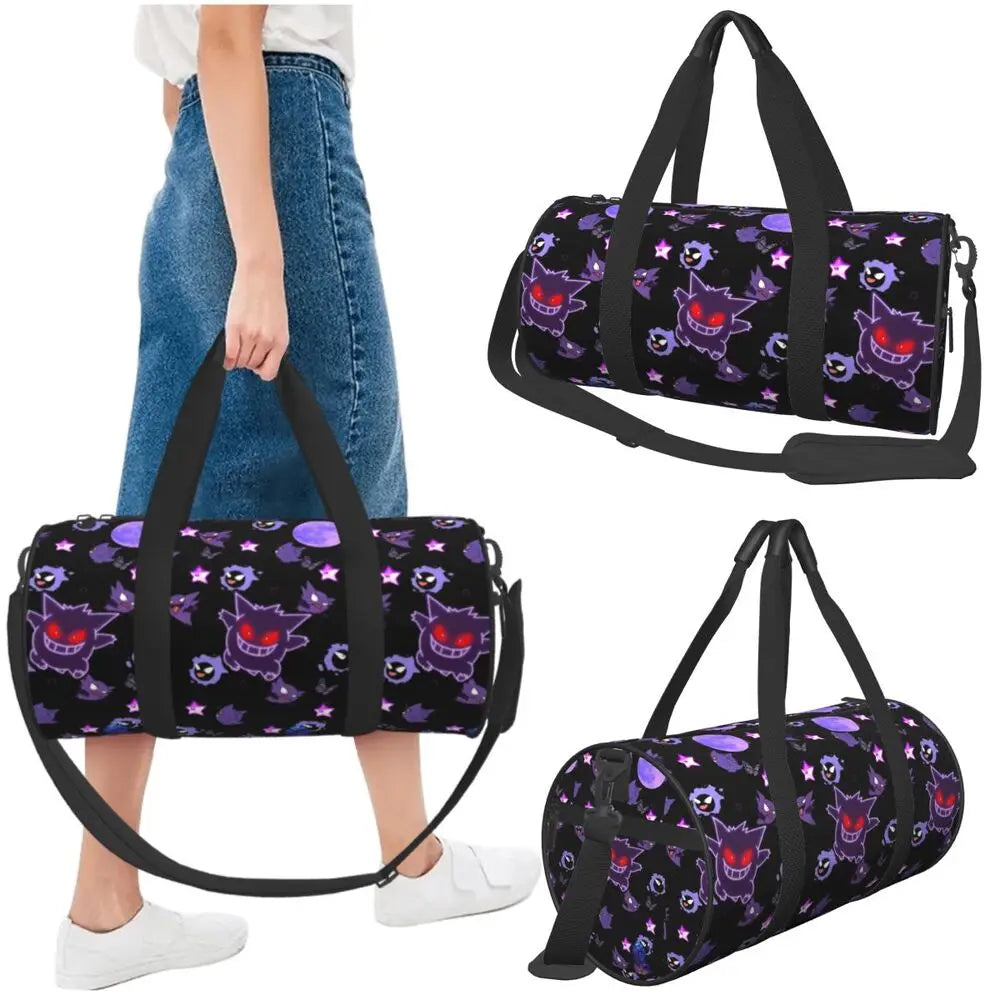 Gengar ShadowPack — Large Waterproof Pokémon Travel & Gym Duffle Bag for Hardcore Trainers