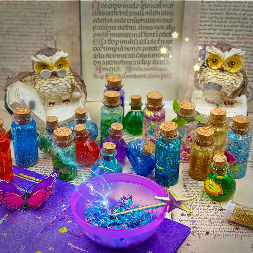 Witchlight WonderLab Potion Kit 🧪✨ — DIY Color-Changing Fairy & Horror Magic Craft Set for Halloween or Christmas