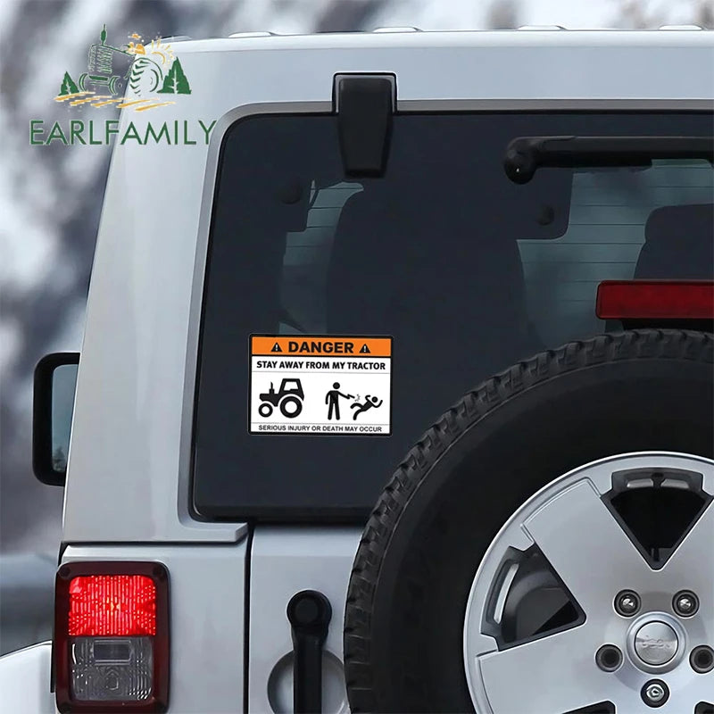 Stay Away From My ATV Sticker – 3D waterproof decal for rides, gear & mischief