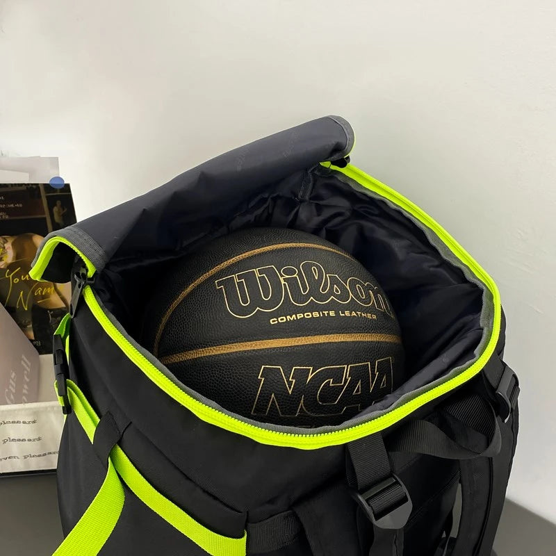 PatchVibe Titan — 75L Waterproof Gym & Travel Backpack w/ Shoe Garage + Laptop Vault