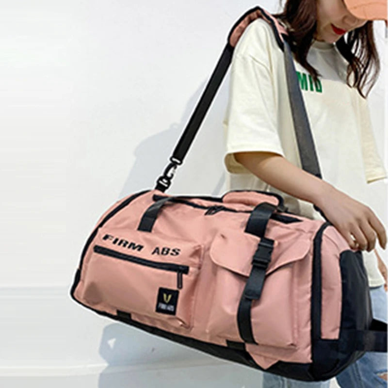 JetFlare Oxford — Large Waterproof Travel & Gym Tote with Crossbody Comfort in Black, Dark Green, No Pink🌧️👜