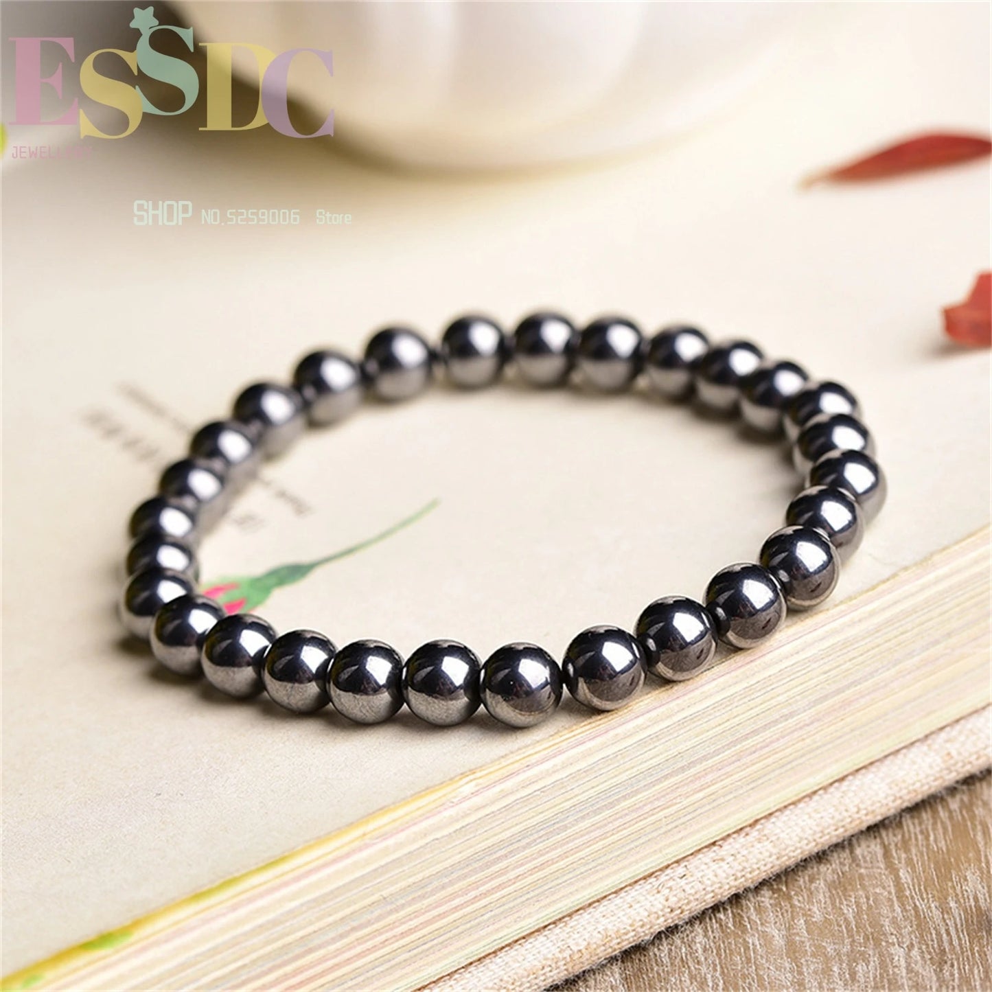 Tiger Eye & Hematite Energy Bracelet – Magnetic Healing Beads for Strength, Balance & Happy Vibes ✨