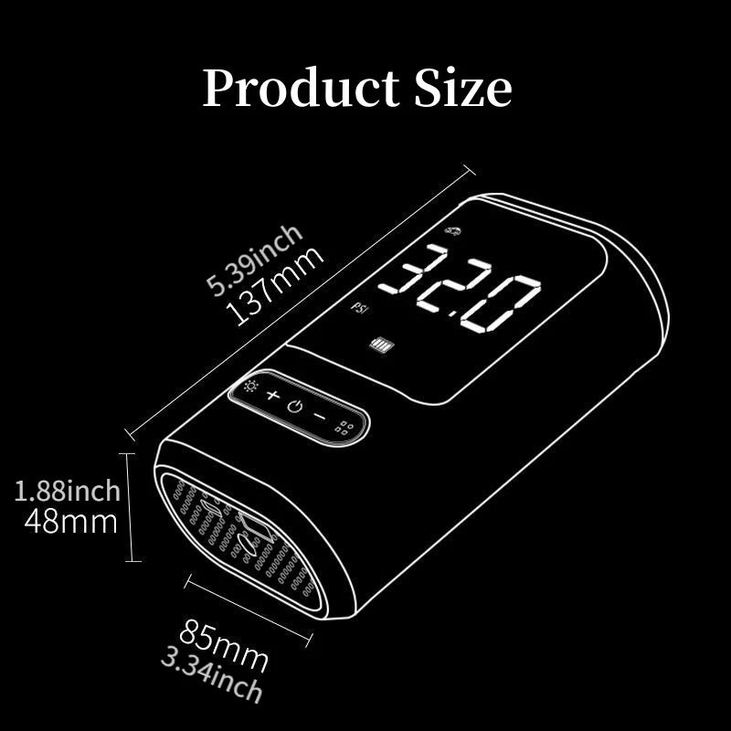 “Pump Commander Pro” Wireless Electric Air Compressor – Inflate Anything, Anywhere, Anytime - THOOBO!