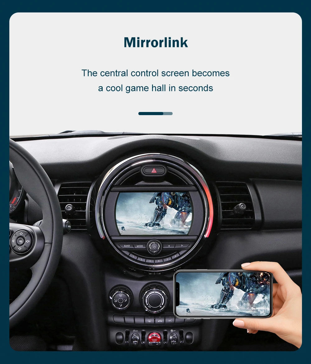 MiniJoy Wireless CarPlay System – Plug-In Happiness for Your MINI Cooper Adventure