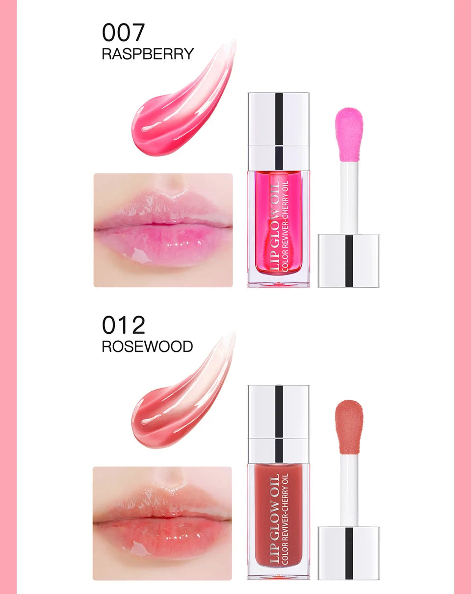 Moisturizing Lip Balm Original Lip Oil Gloss Care of the Lips Benetitnt for Lips Plumping Exfoliating Pink Plumping Gloss Oil - THOOBO!